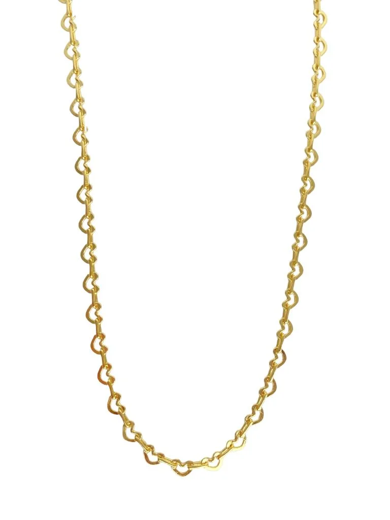 Choker Elos Coração Dourado