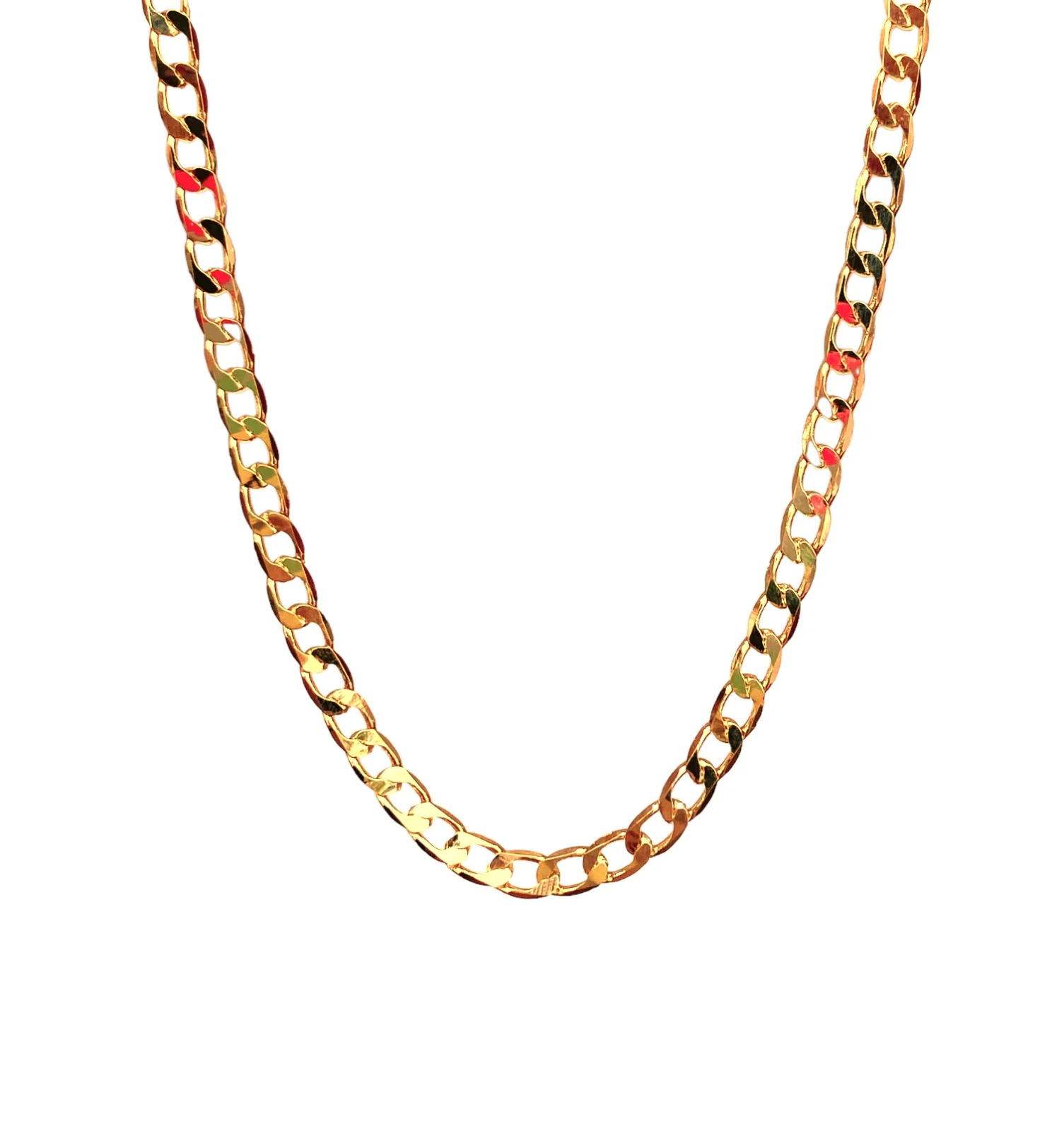 Choker Corrente Grumet Dourada