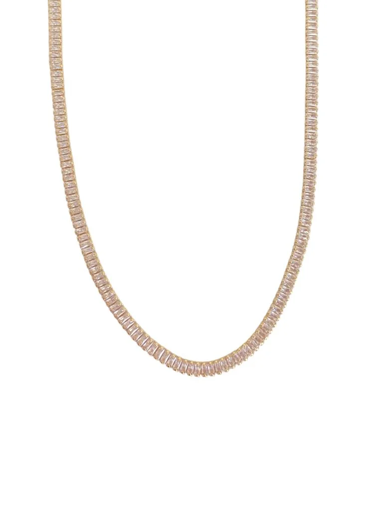Choker Cravejada Zircônias Dourada